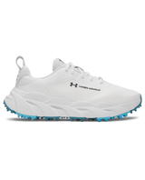 Under Armour Women's Halo Hybrid Spikeless Golf Shoe - White/White/Midnight Navy