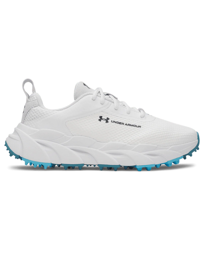 Under Armour Women's Halo Hybrid Spikeless Golf Shoe - White/White/Midnight Navy