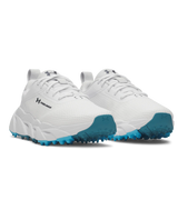 Under Armour Women's Halo Hybrid Spikeless Golf Shoe - White/White/Midnight Navy