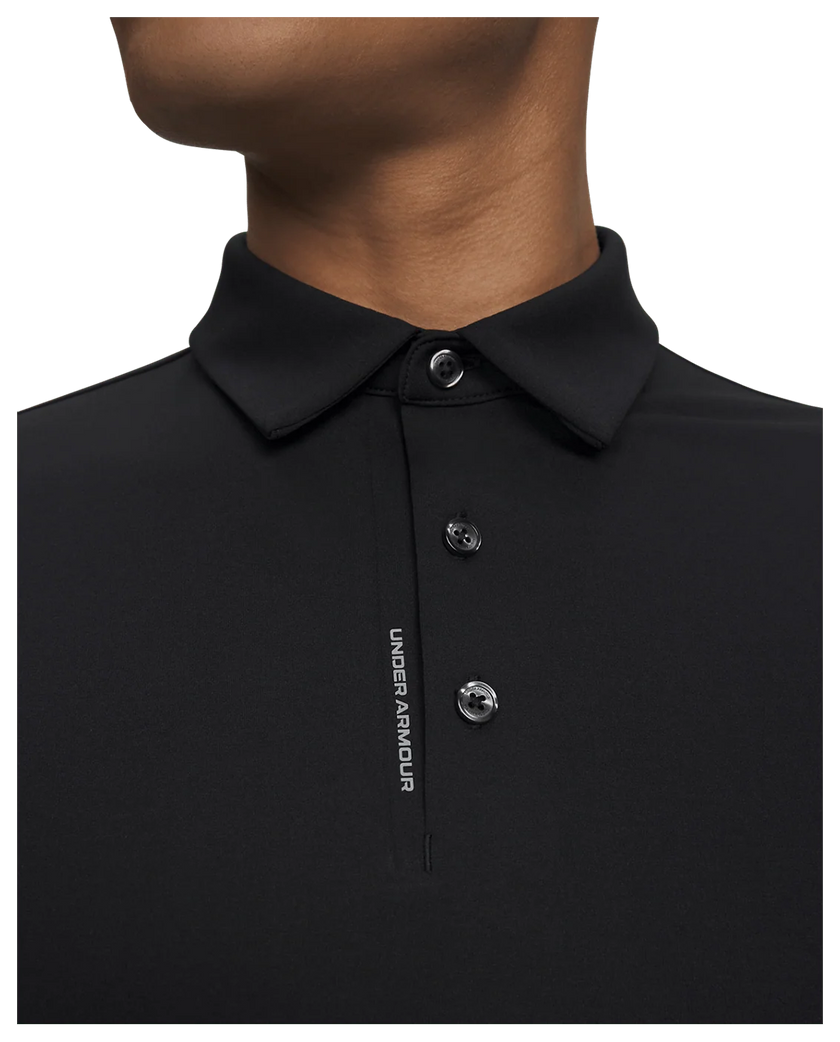 Under Armour Men's Drive Bonded Polo - Black/Steel