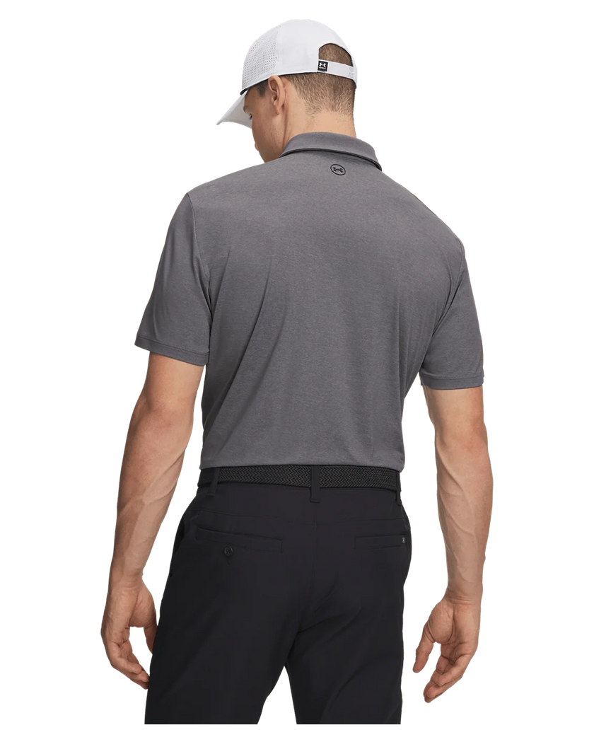 Under Armour Men's Drive Bonded Polo - Castlerock/Titan Grey/Black