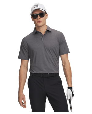 Under Armour Men's Drive Bonded Polo - Castlerock/Titan Grey/Black