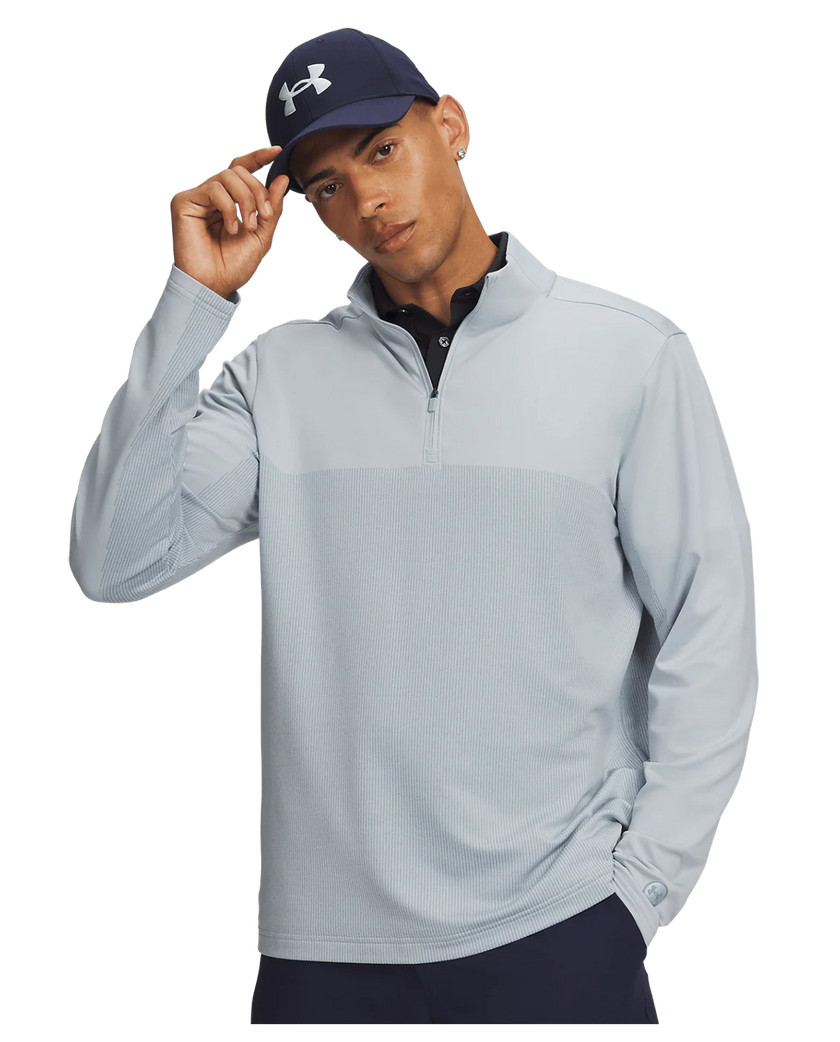 Under Armour Men's Drive Lightweight Half Zip - Blue Fog/Blue Wind/Blue Wind