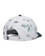 Under Armour Men's Drive Mid Nylon Adjustable Hat - White/Arden Green/Arden Green