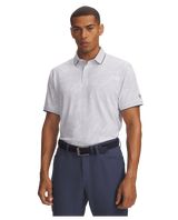 Under Armour Men's ArmourDry Jacquard Polo - White/Halo Grey/Castlerock