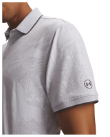 Under Armour Men's ArmourDry Jacquard Polo - White/Halo Grey/Castlerock