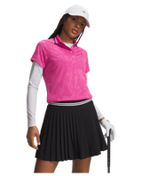 Under Armour Women's ArmourDry Jacquard Polo - Virtual Pink/Virtual Pink