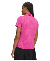 Under Armour Women's ArmourDry Jacquard Polo - Virtual Pink/Virtual Pink