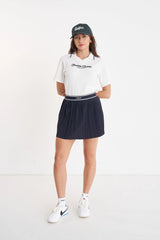 2025 Huffer Women's Birdie Pleated Skort - Navy