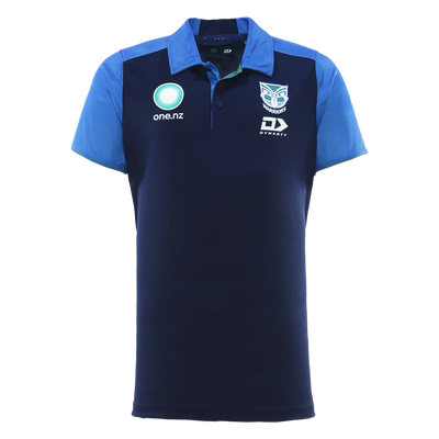 2026 NZ Warriors Men's Golf Polo - Navy