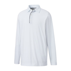 FootJoy Men's Performance Long Sleeve Sun Protection Polo - White