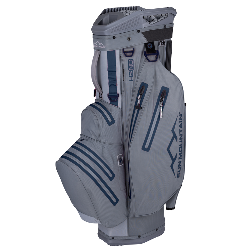 2024 Sun Mountain H2NO Lite Cart Bag - Nickel/Cadet