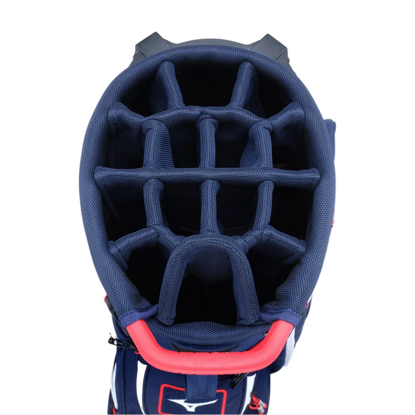 Mizuno BR-DX 14 Way Stand Bag - Navy/Red