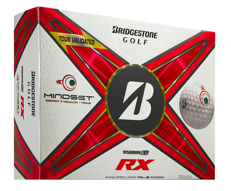 2024 Bridgestone Tour B RX Mindset Golf Ball - White