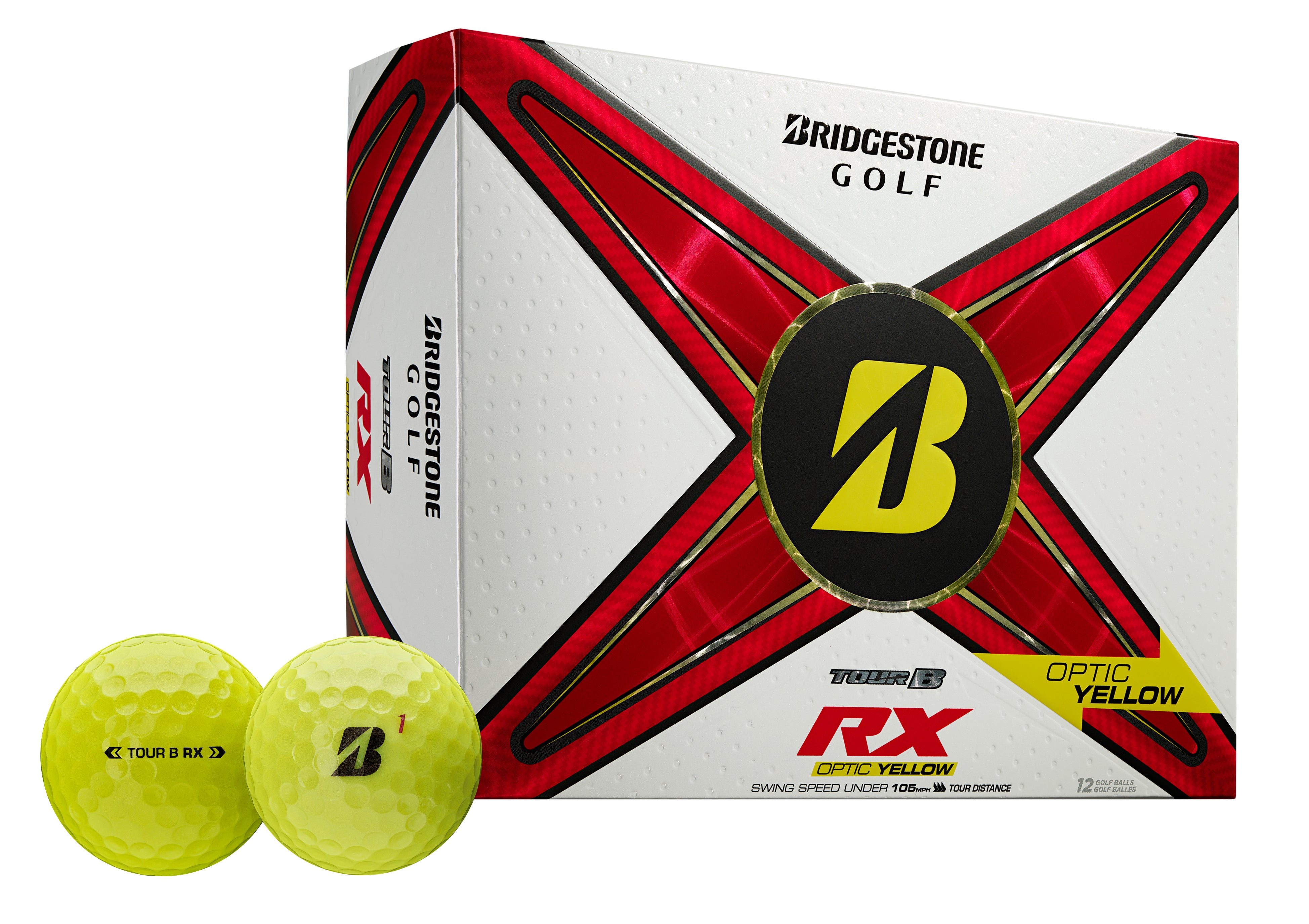 BRIEFING×BRIDGESTONE TOUR B X 2024 イエロー Bridgestone Tour B X Yellow Golf Balls 2024 | gimmeballs