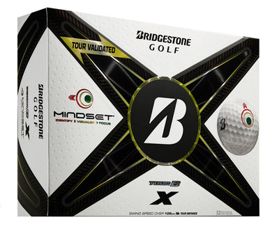 2024 Bridgestone Tour B X Mindset Golf Ball - White