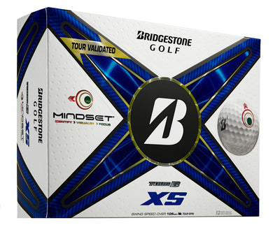 2024 Bridgestone Tour B XS Mindset Golf Ball - White