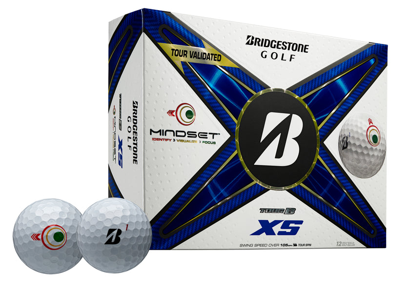 2024 Bridgestone Tour B XS Mindset Golf Ball - White