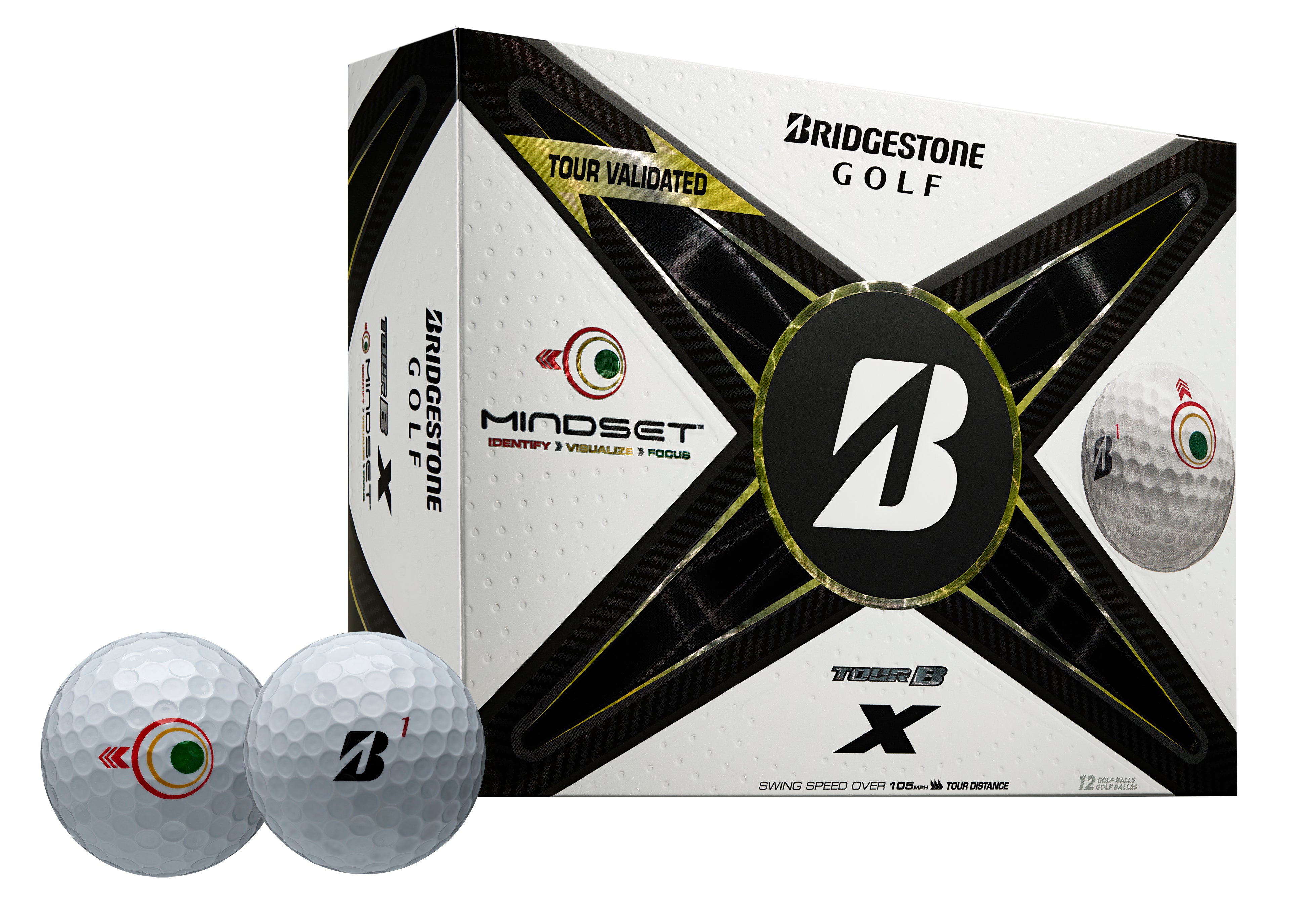2024 Bridgestone Tour B X Mindset Golf Ball - White – The Clubroom