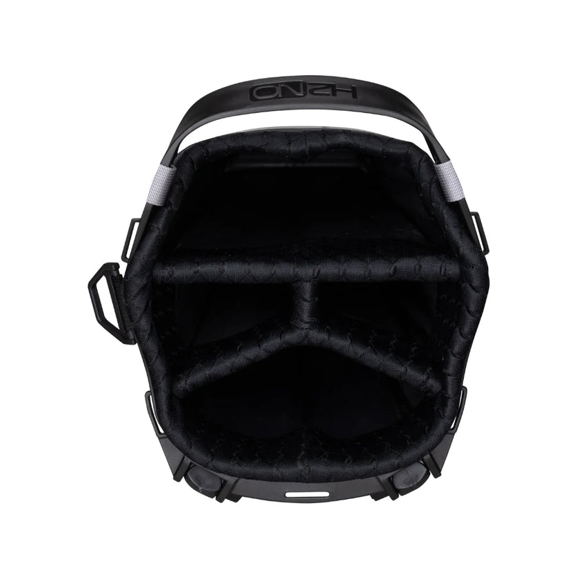 2025 Sun Mountain E-Lite 14 Way Carry Bag - Black/Steel/Gold
