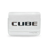 CaddyTalk Cube Laser Rangefinder Silver - With White Case