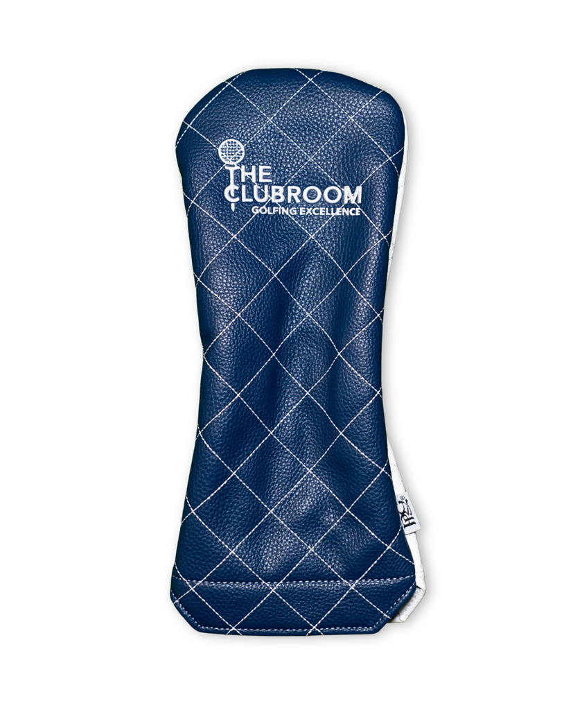 Clubroom Elite Two Tone Vintage Quilt Stitch Driver Headcover - Navy/White