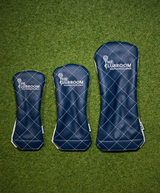 Clubroom Elite Two Tone Vintage Quilt Stitch Driver Headcover - Navy/White