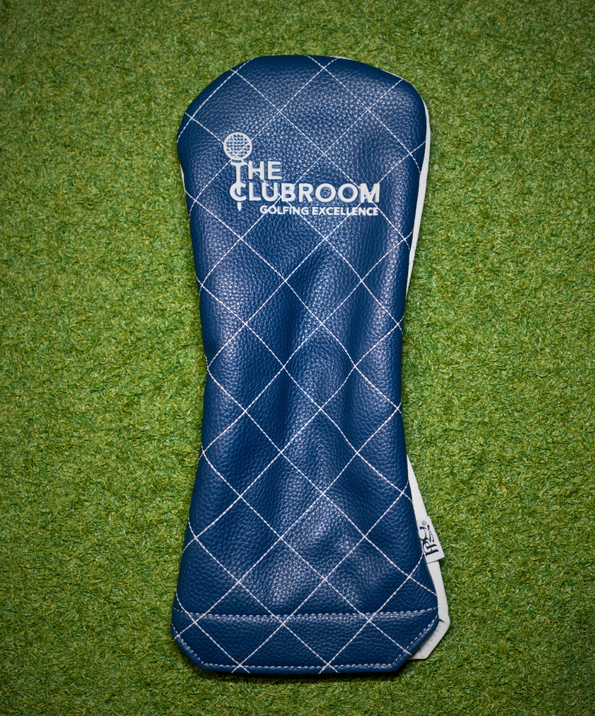 Clubroom Elite Two Tone Vintage Quilt Stitch Driver Headcover - Navy/White