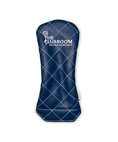 Clubroom Elite Two Tone Vintage Quilt Stitch Fairway Headcover - Navy/White