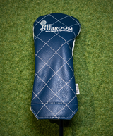 Clubroom Elite Two Tone Vintage Quilt Stitch Fairway Headcover - Navy/White