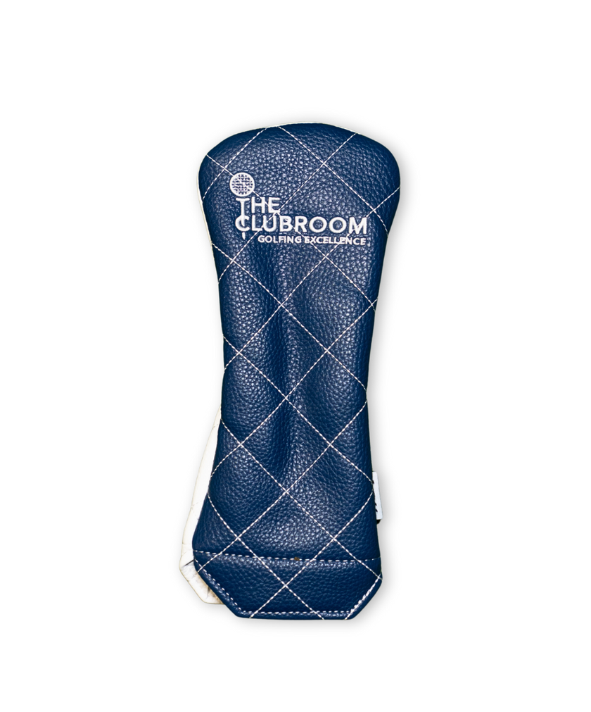 Clubroom Elite Two Tone Vintage Quilt Stitch Hybrid Headcover - Navy/White