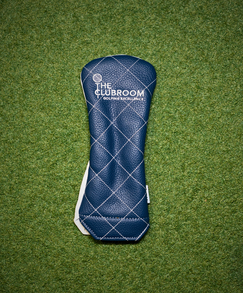 Clubroom Elite Two Tone Vintage Quilt Stitch Hybrid Headcover - Navy/White