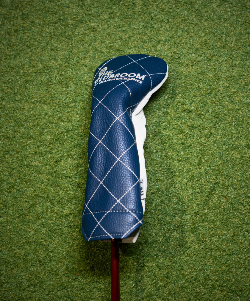 Clubroom Elite Two Tone Vintage Quilt Stitch Hybrid Headcover - Navy/White