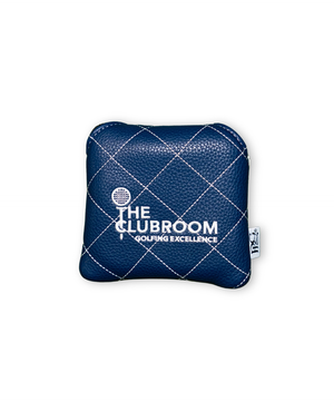 Clubroom Elite Two Tone Vintage Quilt Stitch Centre Shaft Mallet Putter Headcover - Navy/White