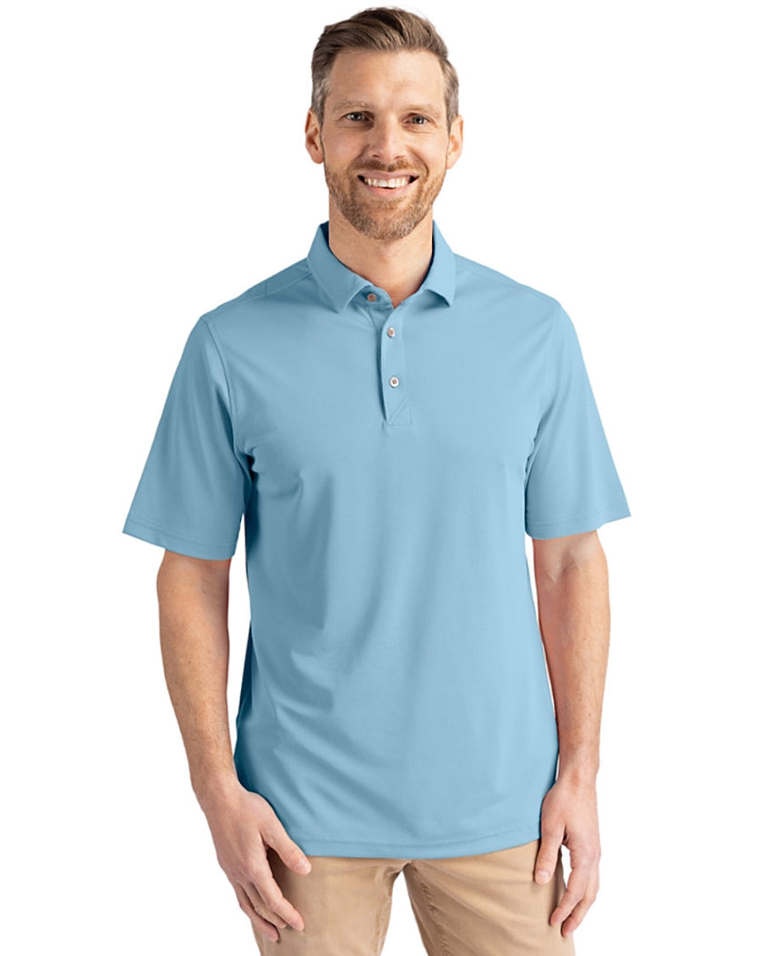 2025 Cutter & Buck Virtue Eco Pique Polo - Light Blue