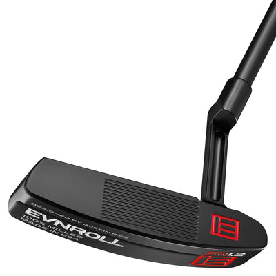 Evnroll ER1.2 Black 34 Inch Putter - 3 Dot - Black Pistol Grip (RH)