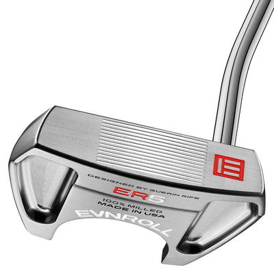 Evnroll ER5 Chrome 34 Inch Putter - 2 Dot - Superstroke Pistol GT 1.0 Digicamo Grip (RH)