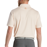 2025 FootJoy Men's Skyscrapper Print Lisle Self Collar Polo - Sunset/White