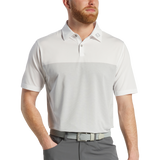 2025 FootJoy Men's Lisle Tonal Block Polo - White