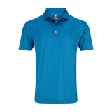 2025 FootJoy Men's Leaf Print Polo - Emerald / Blue