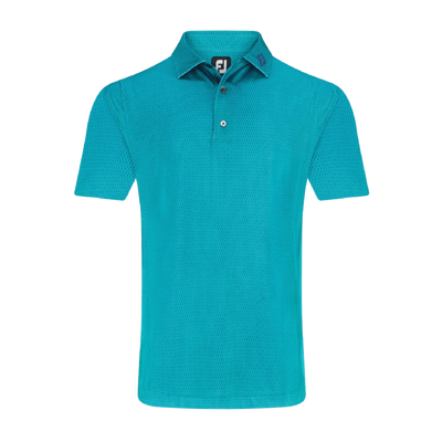 2025 FootJoy Men's Skyscrapper Print Polo - Blue / Emerald