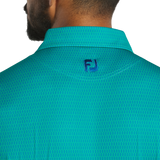 2025 FootJoy Men's Skyscrapper Print Polo - Blue / Emerald