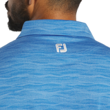 2025 FootJoy Men's Jacquard Wave Polo - Blue