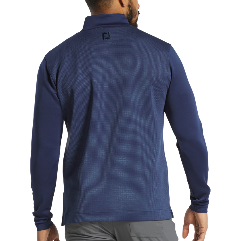 2025 FootJoy Men's Tonal Dot Block Midlayer - Navy