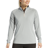 2025 FootJoy Women's 1/4 Zip Dot Jacquard Midlayer - Grey