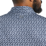 2025 FootJoy Men's Floral Sketch Lisle Polo - White/Navy