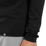 2025 FootJoy Men's Mini Check Jacquard Hoodie - Black