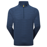 2025 FootJoy Men's Wave Jacquard Pullover - Navy