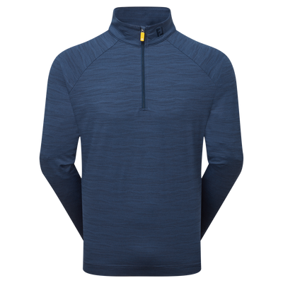 2025 FootJoy Men's Wave Jacquard Pullover - Navy
