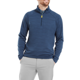 2025 FootJoy Men's Wave Jacquard Pullover - Navy